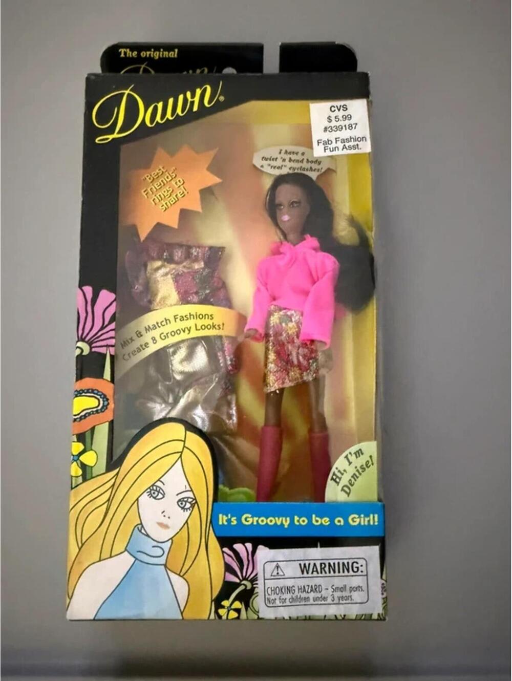 The Original Dawn Fab Fashion Doll Denise